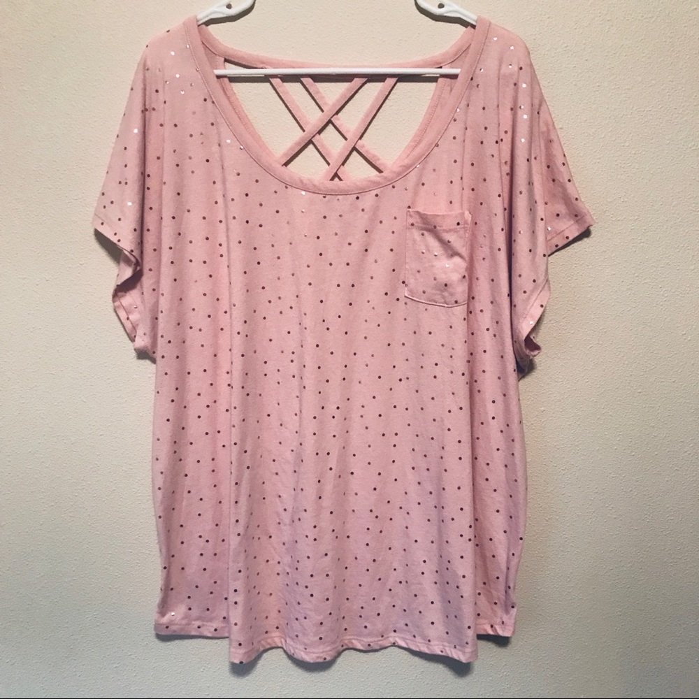 🔥🔥 Lane Bryant Lattice Back Top